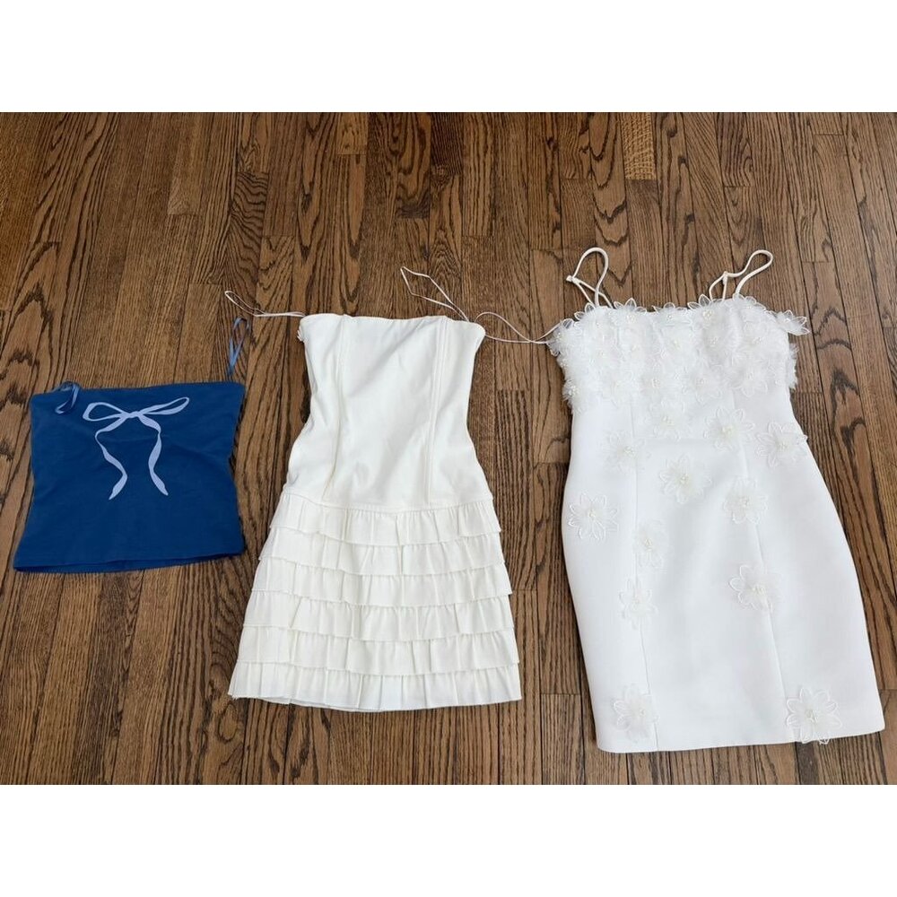 Lot of 3 Junior Girls Edikted + Elliatt Dresses Top XS S